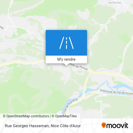 Rue Georges Hasseman plan