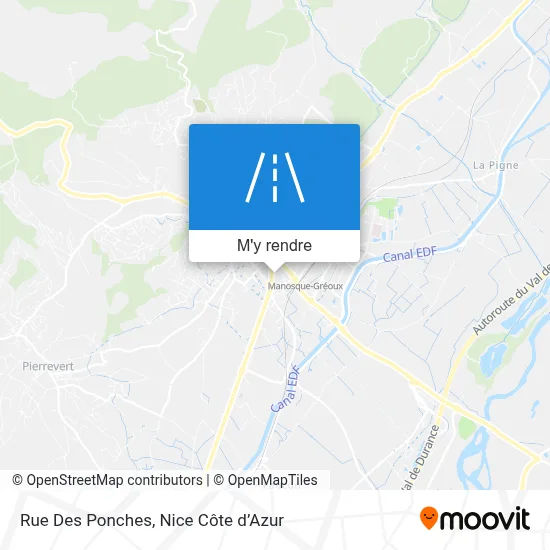 Rue Des Ponches plan