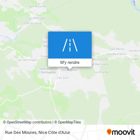 Rue Des Moures plan