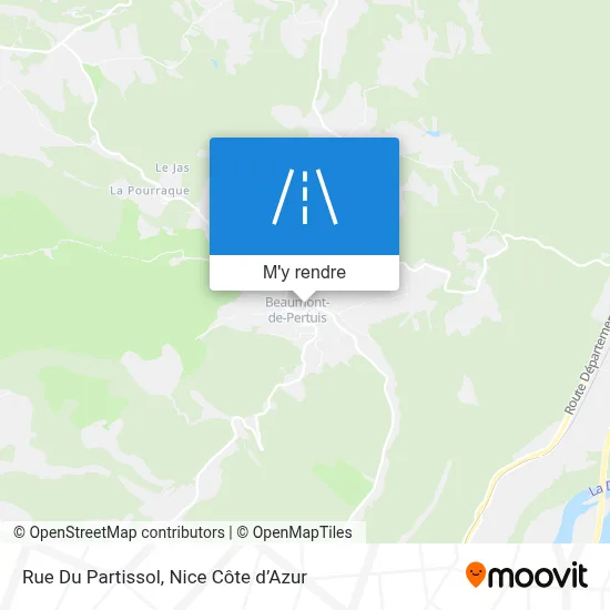 Rue Du Partissol plan