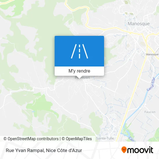 Rue Yvan Rampal plan