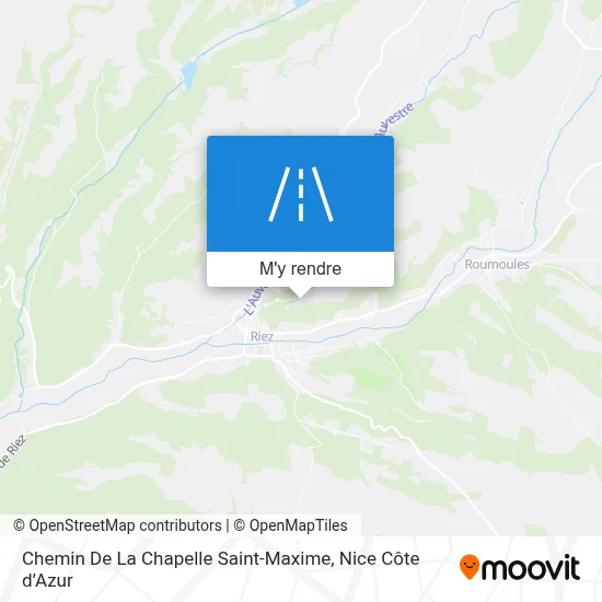 Chemin De La Chapelle Saint-Maxime plan