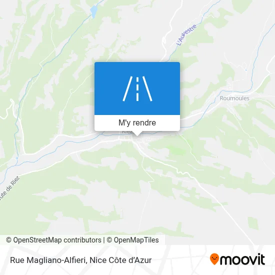Rue Magliano-Alfieri plan