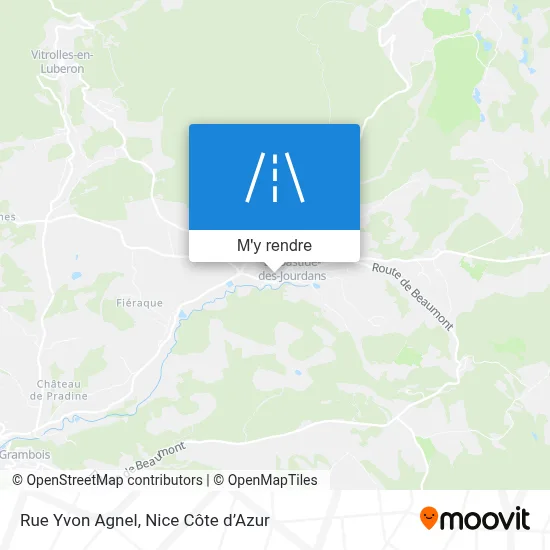 Rue Yvon Agnel plan