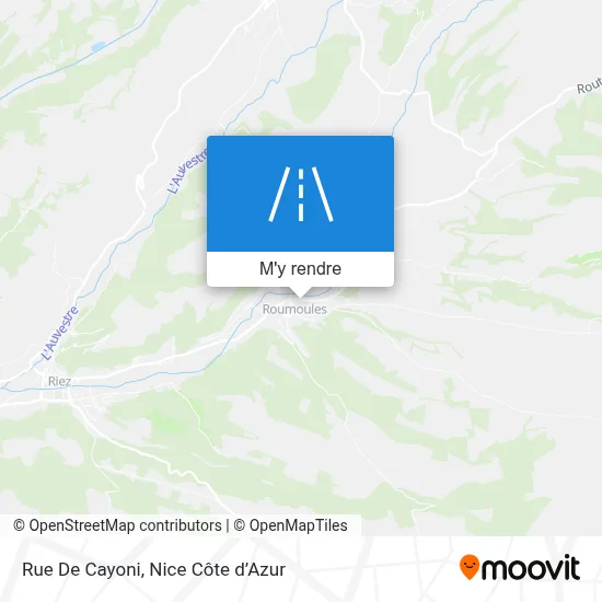 Rue De Cayoni plan