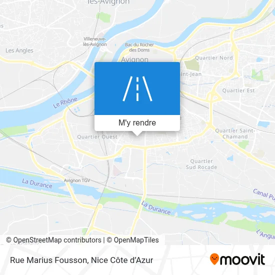 Rue Marius Fousson plan