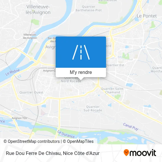 Rue Dou Ferre De Chivau plan