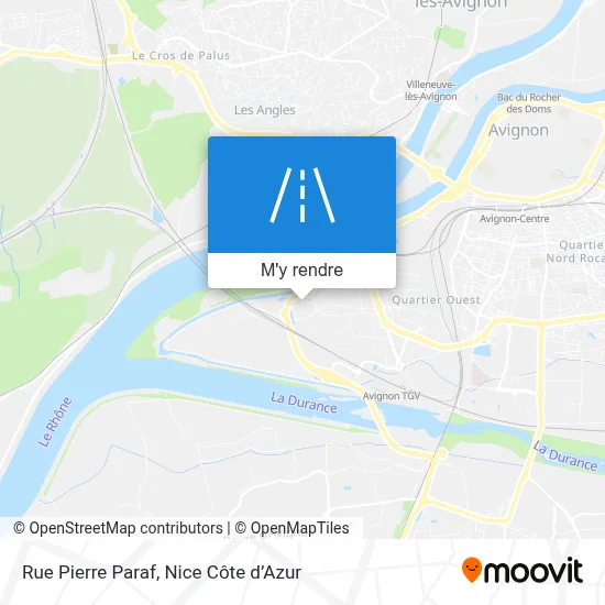 Rue Pierre Paraf plan