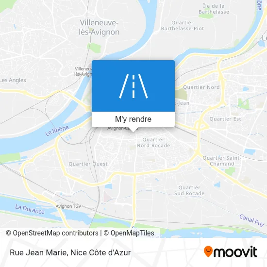 Rue Jean Marie plan