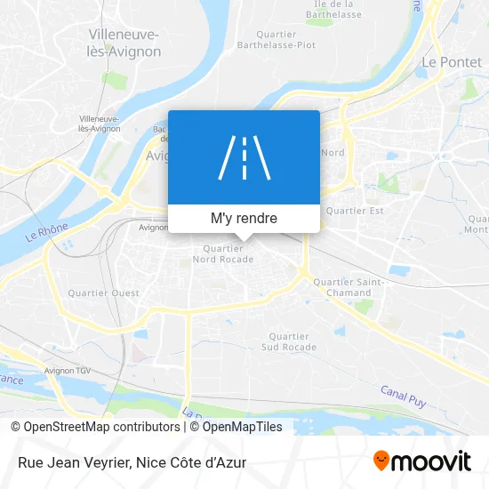Rue Jean Veyrier plan