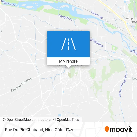 Rue Du Pic Chabaud plan