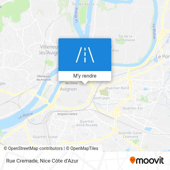 Rue Cremade plan