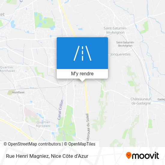 Rue Henri Magniez plan