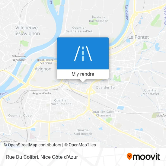 Rue Du Colibri plan