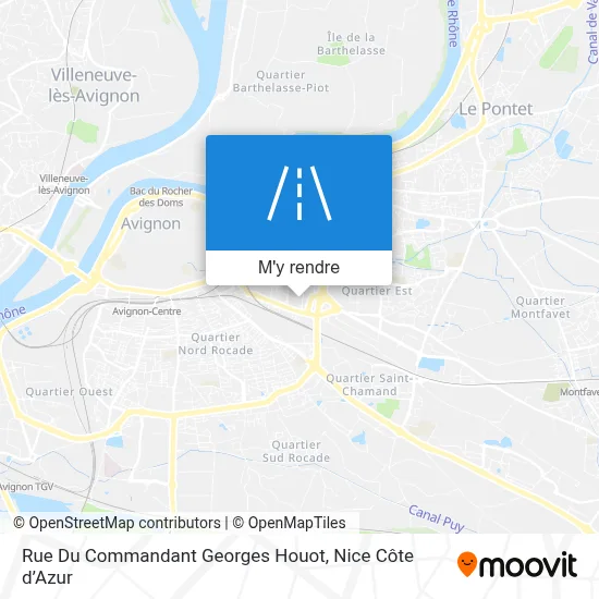 Rue Du Commandant Georges Houot plan