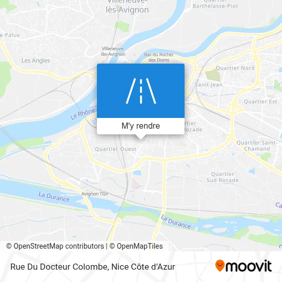 Rue Du Docteur Colombe plan