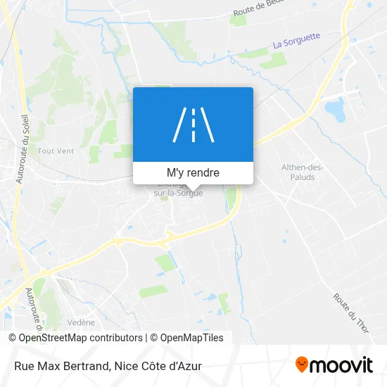 Rue Max Bertrand plan
