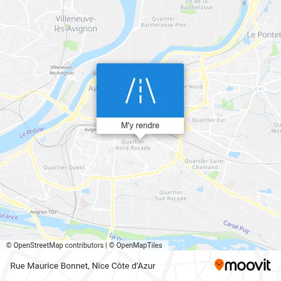 Rue Maurice Bonnet plan