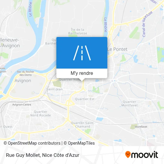 Rue Guy Mollet plan