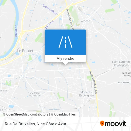 Rue De Bruxelles plan