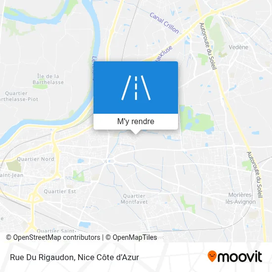 Rue Du Rigaudon plan