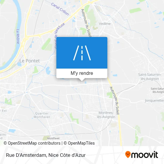 Rue D'Amsterdam plan