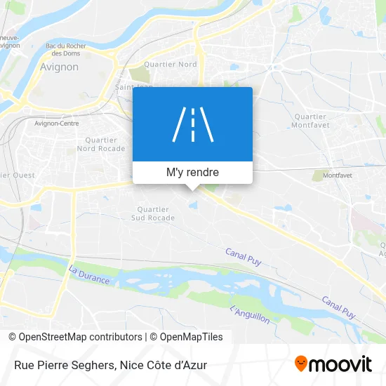Rue Pierre Seghers plan