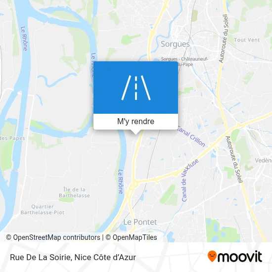 Rue De La Soirie plan