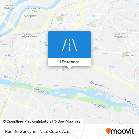 Rue Du Genevrier plan