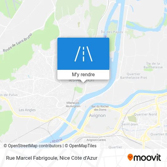 Rue Marcel Fabrigoule plan
