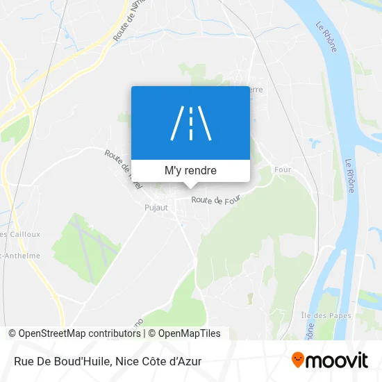 Rue De Boud'Huile plan