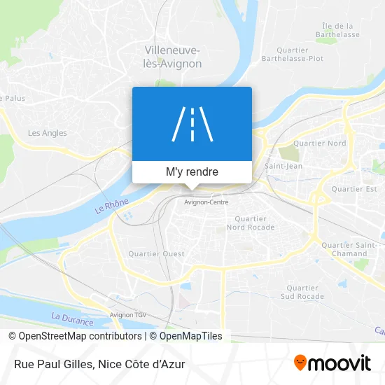 Rue Paul Gilles plan