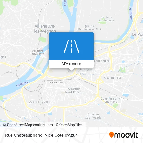 Rue Chateaubriand plan