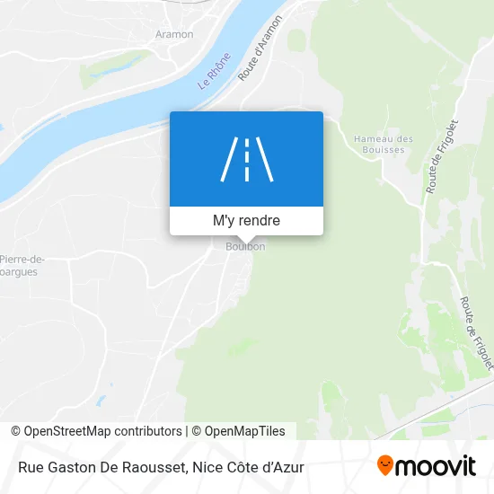 Rue Gaston De Raousset plan