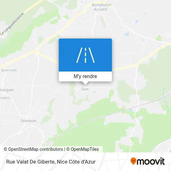 Rue Valat De Giberte plan