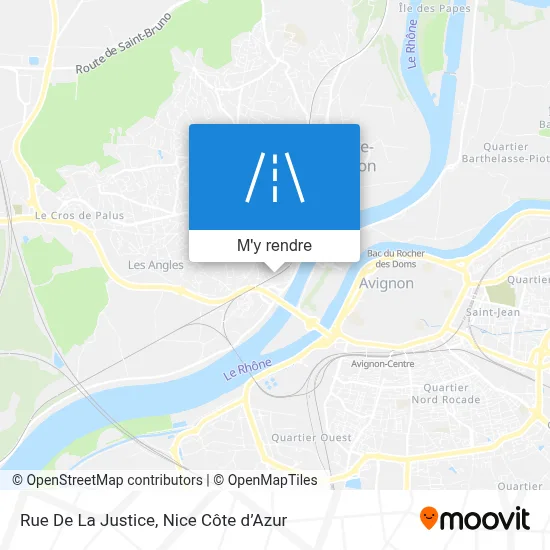 Rue De La Justice plan