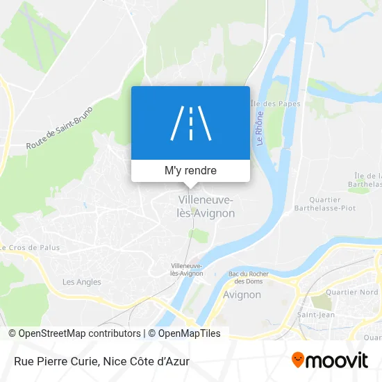 Rue Pierre Curie plan