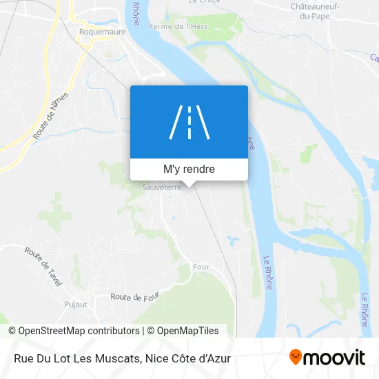Rue Du Lot Les Muscats plan
