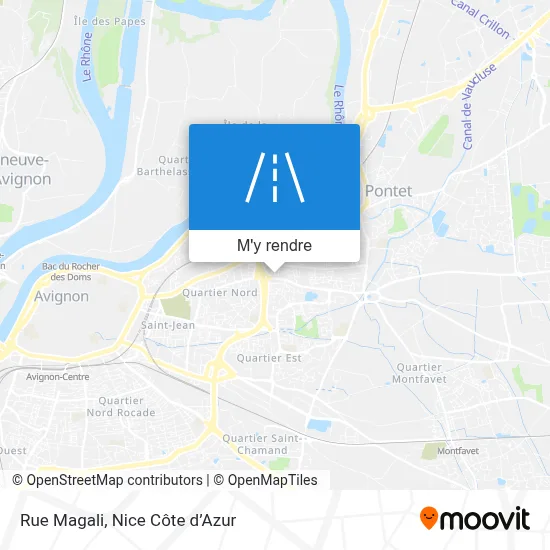 Rue Magali plan