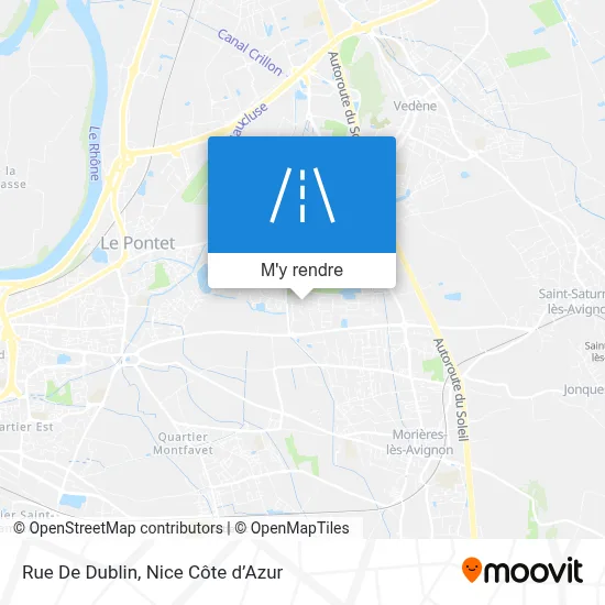 Rue De Dublin plan