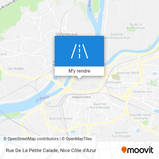 Rue De La Petite Calade plan