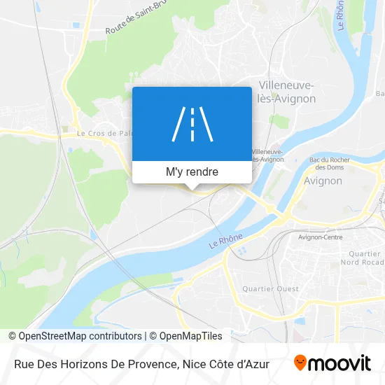 Rue Des Horizons De Provence plan