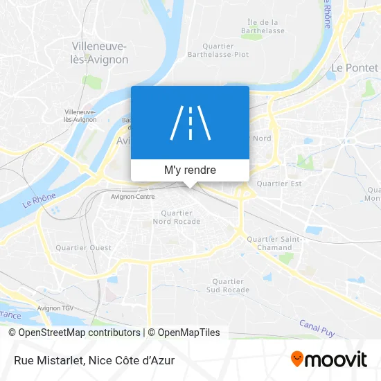 Rue Mistarlet plan
