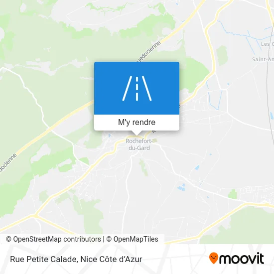 Rue Petite Calade plan