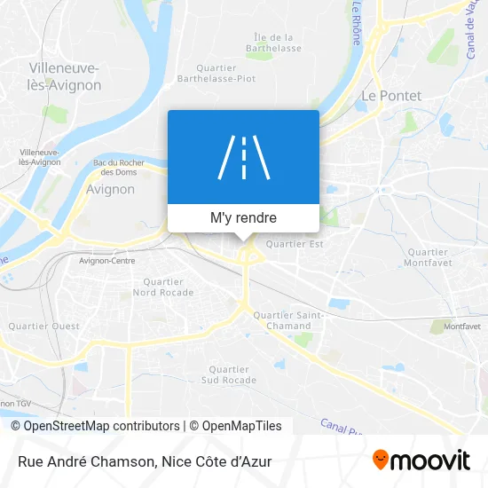 Rue André Chamson plan