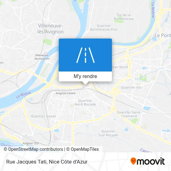Rue Jacques Tati plan