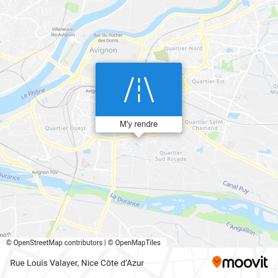 Rue Louis Valayer plan