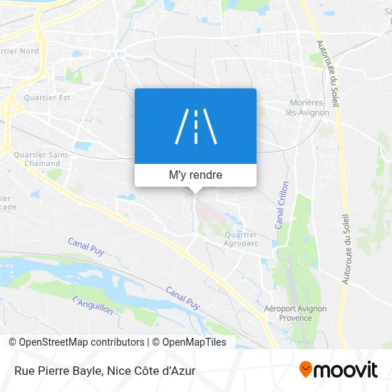 Rue Pierre Bayle plan