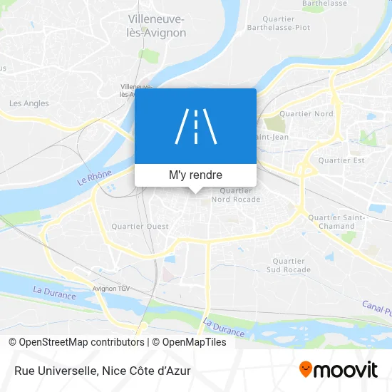 Rue Universelle plan