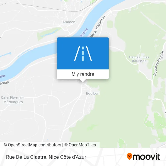 Rue De La Clastre plan